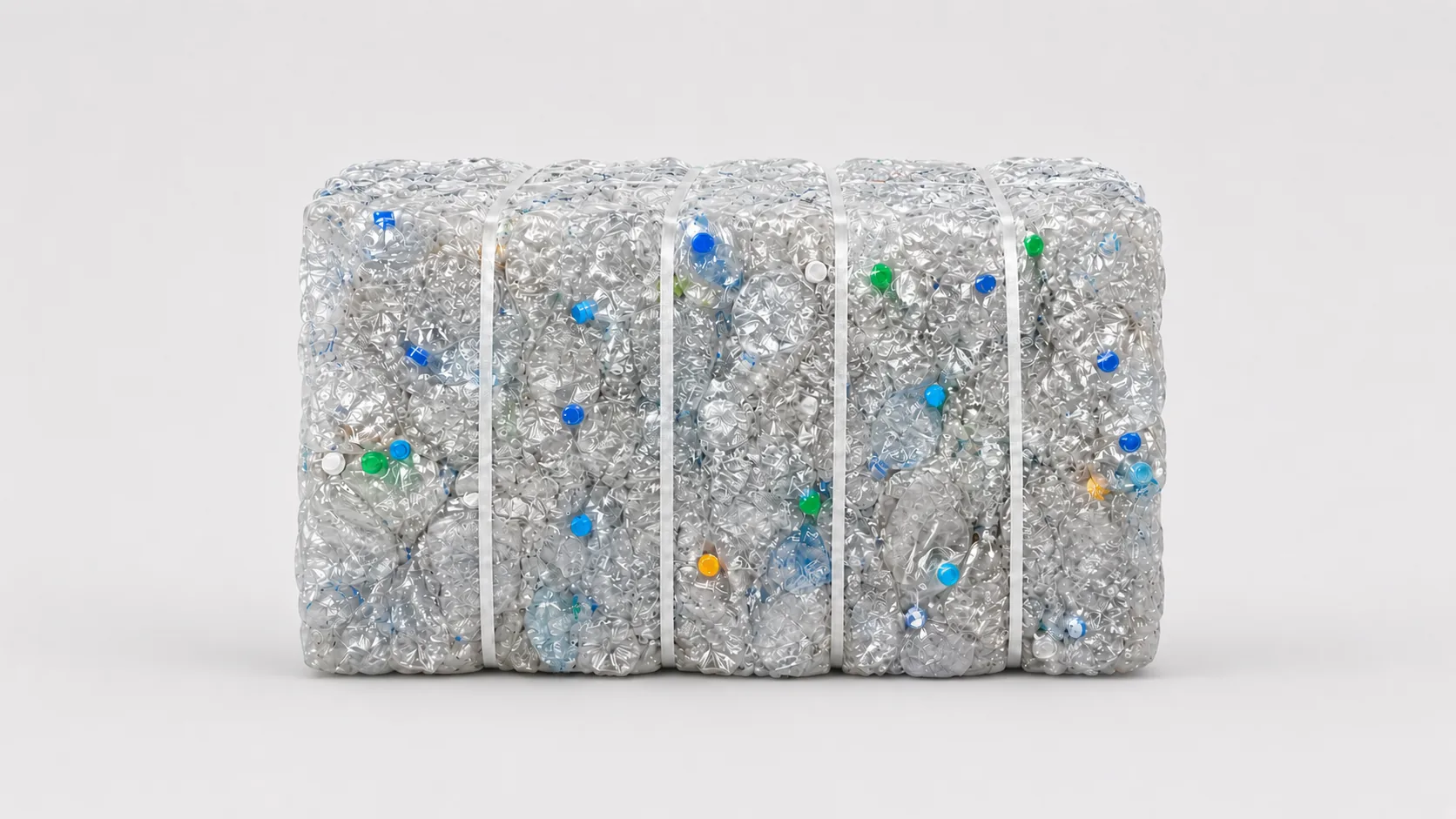 PET Bottle Scrap Baled — Clear