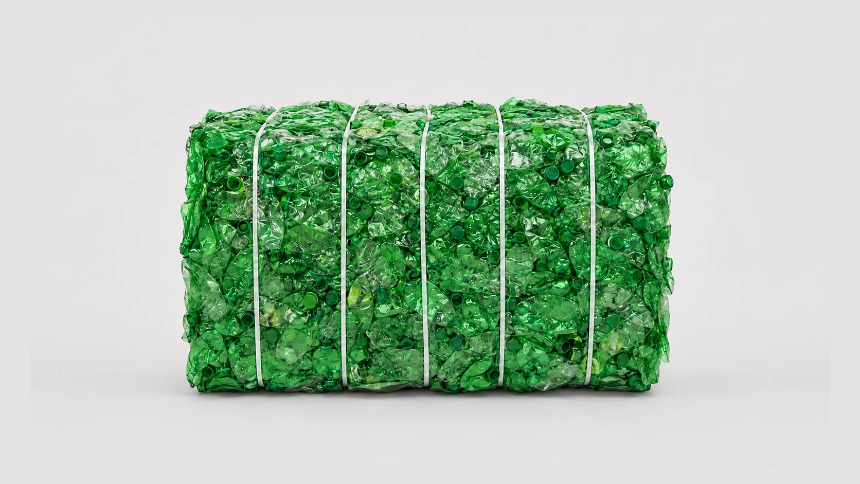 PET Bottle Scrap Baled — Green